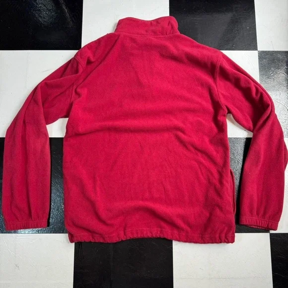 USC Red Fleece Quarter-Zip Sweater - Picture 2 of 4